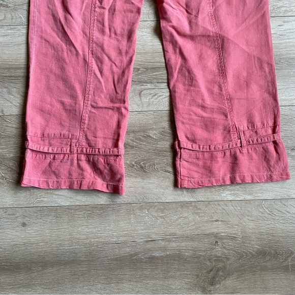 Vintage Tencel pants Linen Lyocell blend crop pant capris - Picture 6 of 14